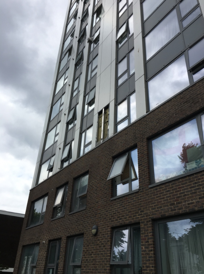 Camden Council said it is taking 'urgent legal advice' over the cladding used by the contractor