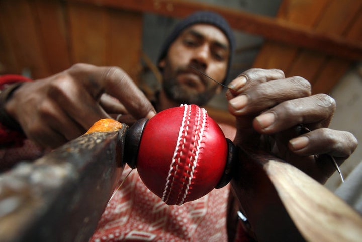  Even cricket balls are made of leather. 