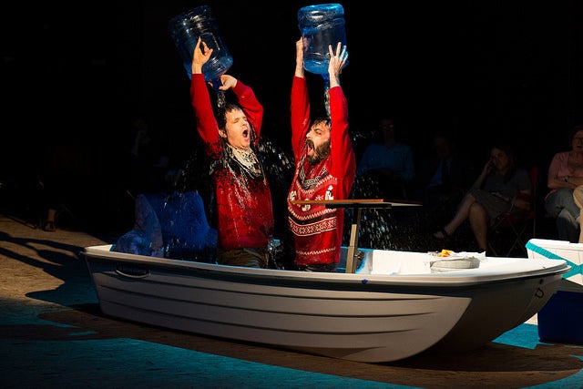 A scene from (NOT) WATER featuring Mike Shapiro & Ethan Hova