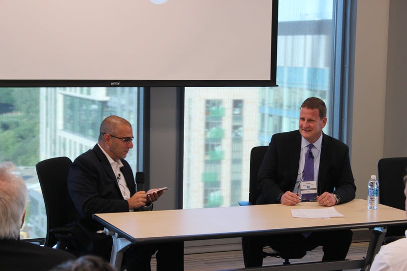 Vala Afshar (Chief Digital Evangelist, Salesforce) with Rob Hale (CEO Granite Telecommunications)