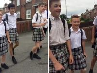 Boys Wear Skirts To Protest School&#39;s Anti-Shorts Policy Amid Heat Wave |  HuffPost Life