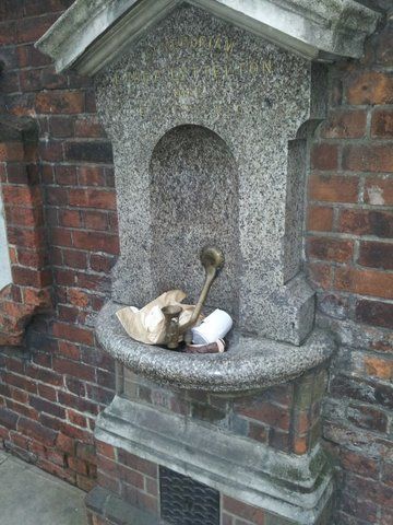 Many public drinking water fountains suffer from lack of regular cleaning and maintenance.