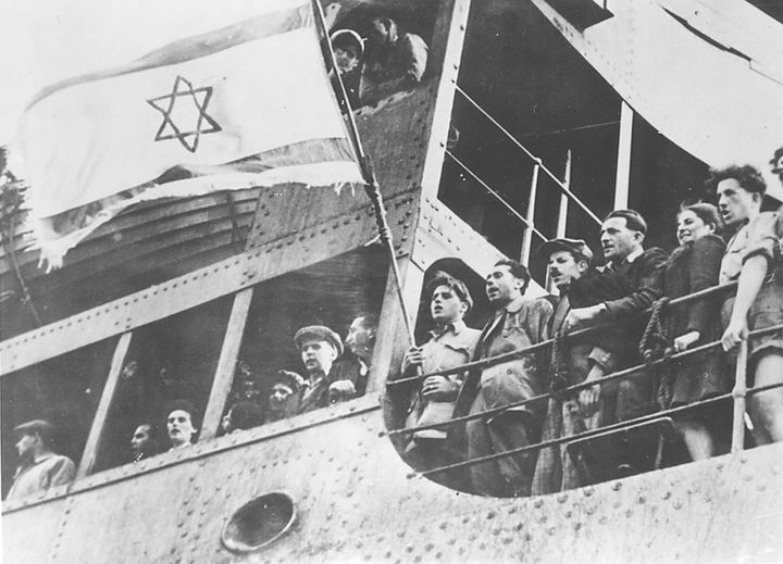 Exodus Ship: Holocaust survivors awaiting to enter Israel, 1947