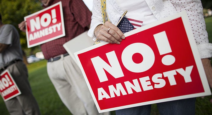 Anti-immigration groups aren’t drawing large crowds to their rallies. | M.Scott Mahaskey/POLITICO