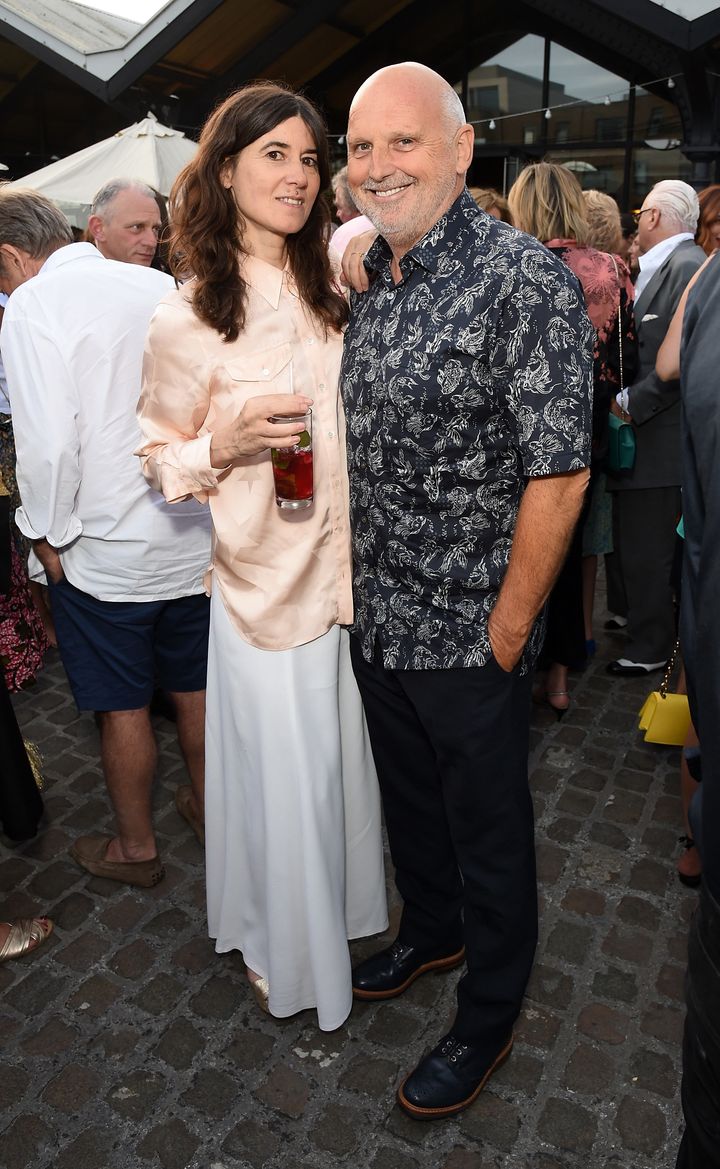 Bella Freud and Sam McKnight attend British Vogue editor Alexandra Shulman's leaving party.