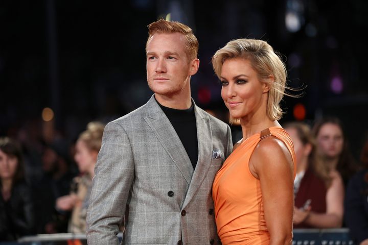 Natalie and her most recent 'Strictly' partner, Greg Rutherford