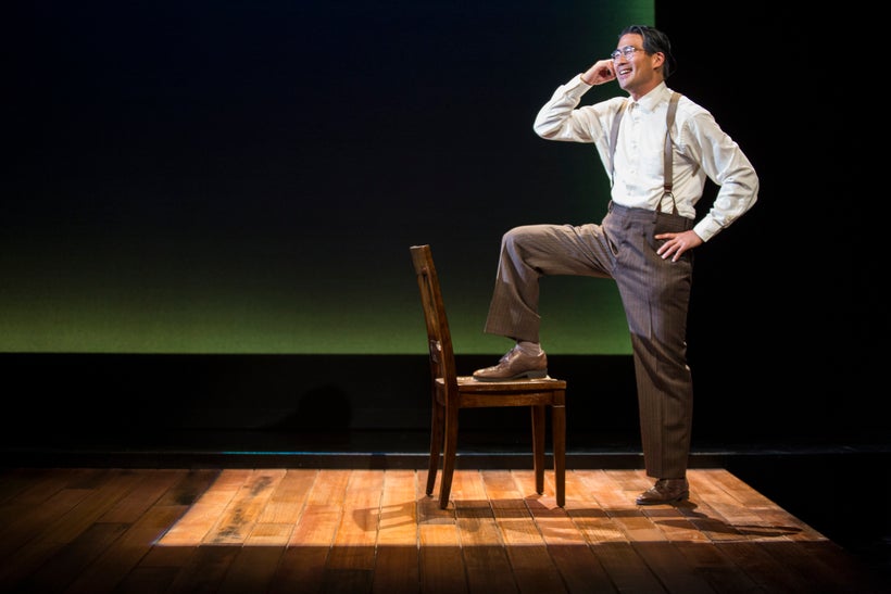 Actor Ryun Yu in <em>HOLD THESE TRUTHS </em>at Pasadena Playhouse.