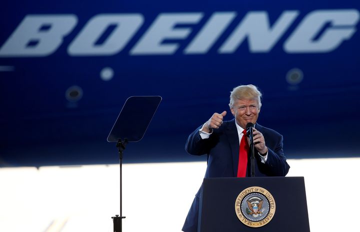 President Donald Trump told workers at Boeing’s plant in South Carolina in February that he was there to “to celebrate jobs.” Now some of the workers at that facility face losing their jobs.