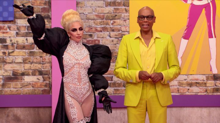 Lady Gaga joined RuPaul in the workroom to announce season 9’s first challenge.
