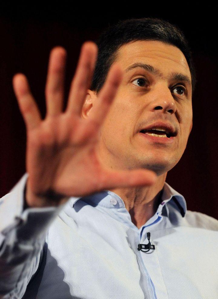 David Miliband was cut off