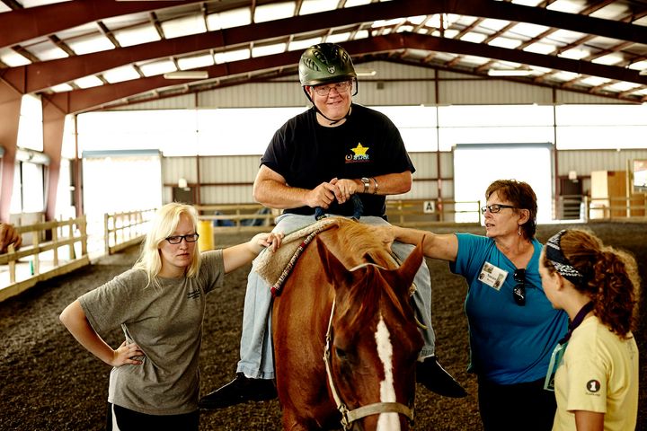 Jason Graening uses East Tennessee Human Resources for transportation to medical appointments and other locations, like the Shangri-La Therapeutic Academy of Riding (STAR) in Lenoir City, Tenn. Medicaid cuts will affect funding for programs for the disabled.