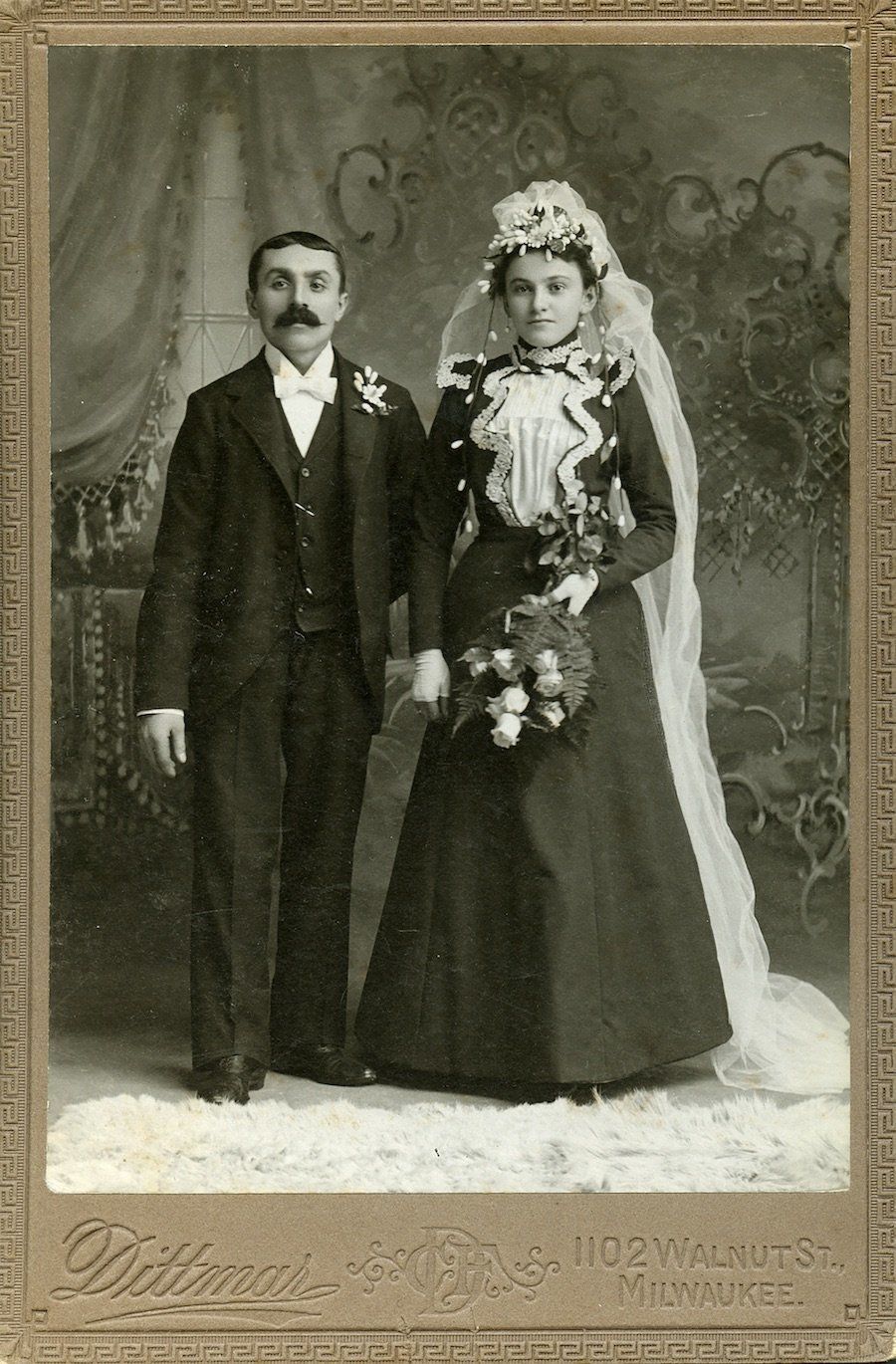 Early Wedding Photos Had No Touching No Smiles No 