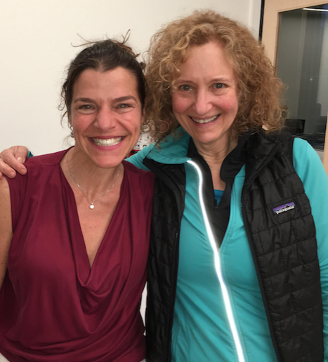 <p>Left, Jody Stanislaw, right, Karen Rose Tank</p>