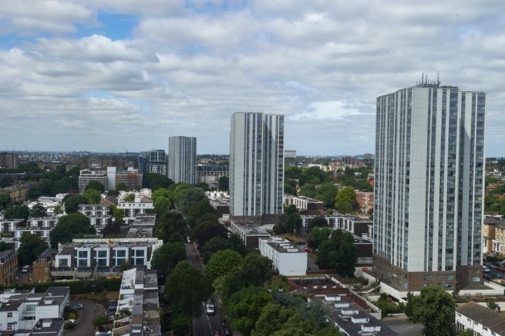 The Taplow, Bray and Dorney residential tower blocks are among the five to be evacuated on the Chalcots Estate