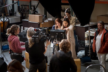 <p><strong><em>Lake Bell playing stereotypical “male” director type in Flip the Script’s </em></strong>‘<strong><em>Diva Director</em></strong>’</p>