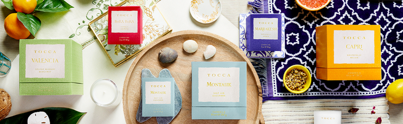 Voyage Home Collection from <a rel="nofollow" href="https://www.tocca.com/pages/experience-voyage" target="_blank">Tocca</a>.
