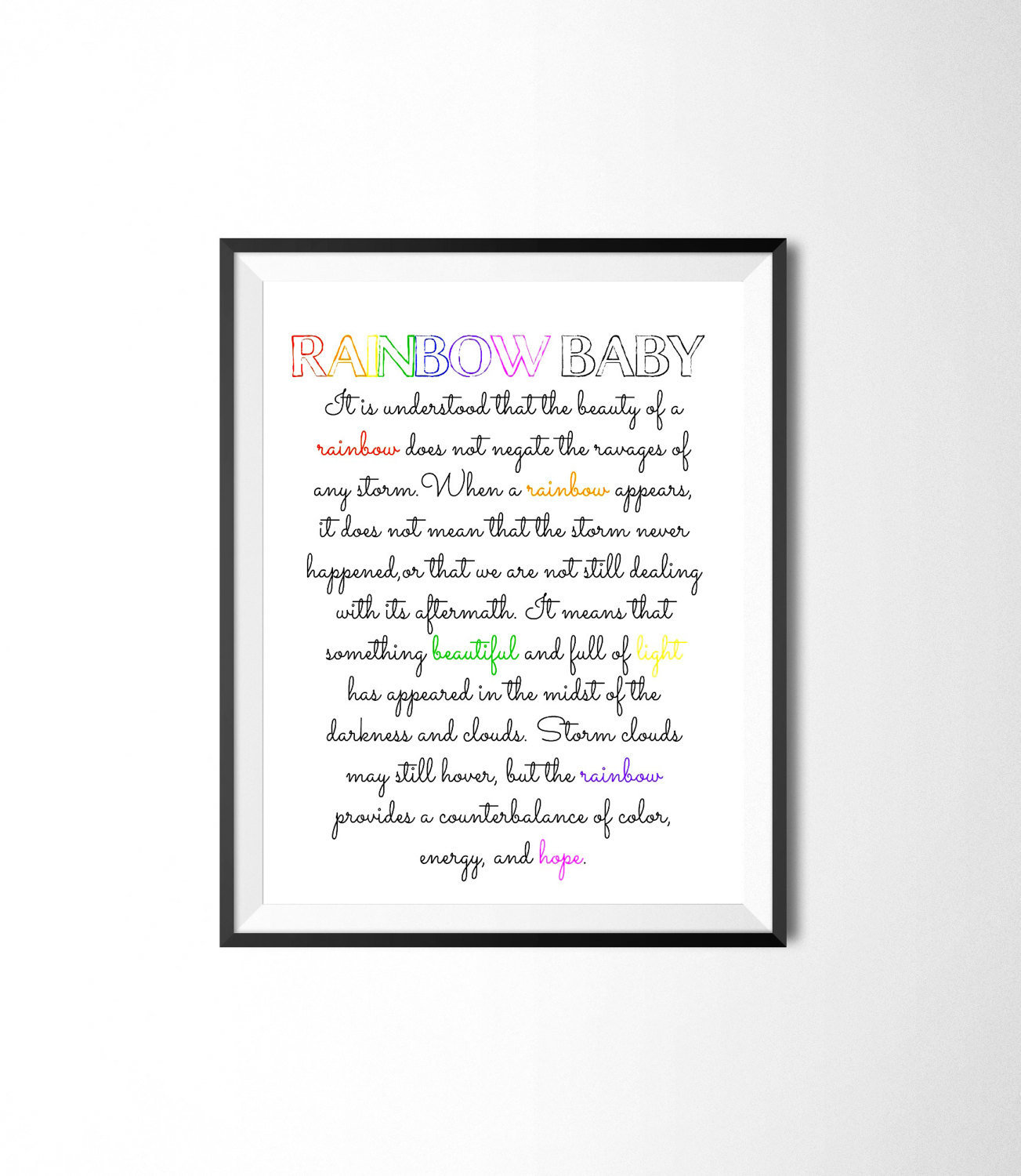 rainbow baby gifts for mum