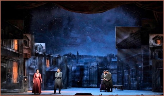 Act III – Ellie Dehn, Audun Iversen, Erika Grimaldi, Arturo Chacón-Cruz. SF Opera, 2017