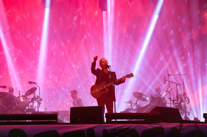Radiohead on the Pyramid Stage