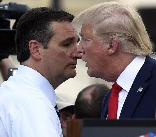 Senator Ted Cruz (left), in the span of less than two years, has gone from fierce critic and political rival of the President to one of his strongest defenders especially in light of the ongoing TrumpRussia scandal. Trump, who publicly insulted Cruz’s wife, hosted the entire Cruz family to a dinner at the White House following the President’s election. They accepted. 