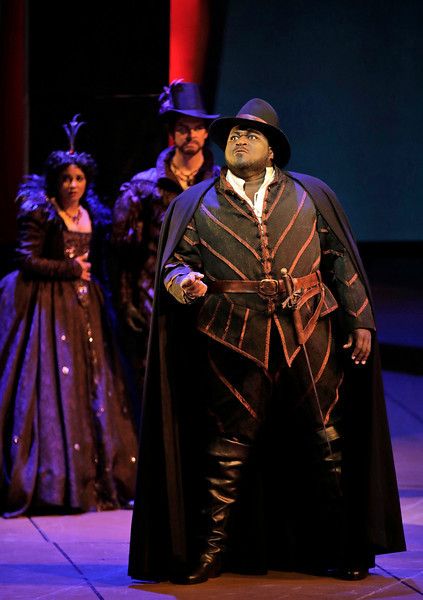 Reginald G. Smith, Jr. as Count Monterone in Act I of Rigoletto 