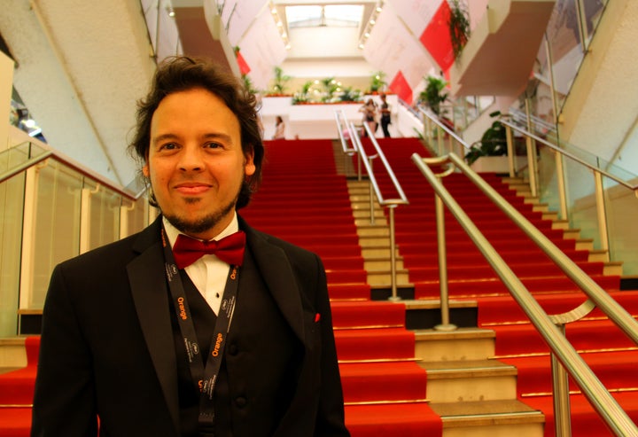<p>Director Javier Badillo at Cannes Film Festival 2017</p>