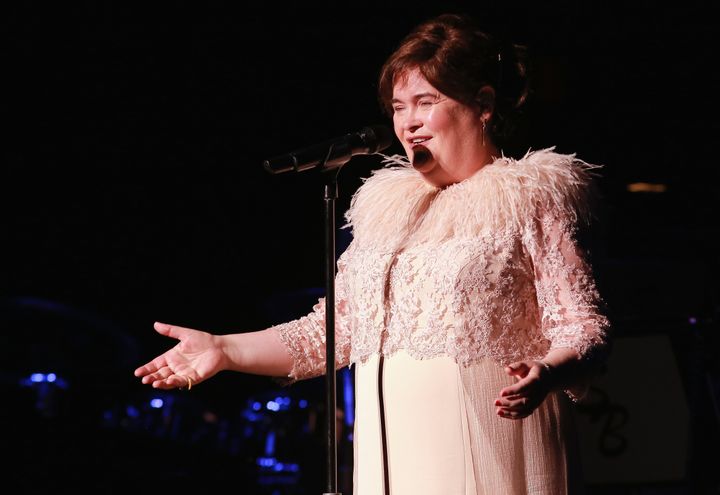 Susan Boyle performing in America in 2014