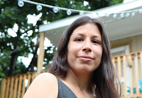 <p><strong>She has a degree in anthropology.</strong></p>