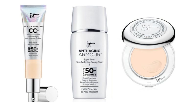 Your Skin But Better CC+ Cream, Anti-Aging Armour and Confidence in a Compact with SPF 50+ from IT Cosmetics. 