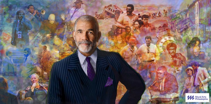 <p>The design concept for the Ed Bradley mural was created by Belize born artist and teacher, <a href="https://www.linkedin.com/in/ernel-martinez-471b3031/" target="_blank" role="link" rel="nofollow" class=" js-entry-link cet-external-link" data-vars-item-name="Ernel Martinez" data-vars-item-type="text" data-vars-unit-name="59501905e4b0326c0a8d096b" data-vars-unit-type="buzz_body" data-vars-target-content-id="https://www.linkedin.com/in/ernel-martinez-471b3031/" data-vars-target-content-type="url" data-vars-type="web_external_link" data-vars-subunit-name="article_body" data-vars-subunit-type="component" data-vars-position-in-subunit="0">Ernel Martinez</a>. A member of <a href="https://www.amberartanddesign.com/" target="_blank" role="link" rel="nofollow" class=" js-entry-link cet-external-link" data-vars-item-name="AMBER Art & Design" data-vars-item-type="text" data-vars-unit-name="59501905e4b0326c0a8d096b" data-vars-unit-type="buzz_body" data-vars-target-content-id="https://www.amberartanddesign.com/" data-vars-target-content-type="url" data-vars-type="web_external_link" data-vars-subunit-name="article_body" data-vars-subunit-type="component" data-vars-position-in-subunit="1">AMBER Art & Design</a>, a collective of five international public artists based in Philadelphia, Martinez’s work can be seen throughout the City of Brotherly Love.</p>