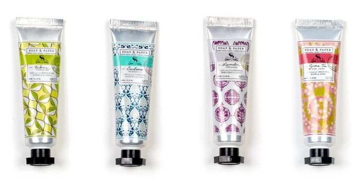 The Classic Petite Hand Cream Set from Soap and Paper Factory.