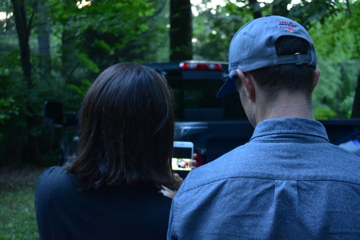 The wi-fi came in handy when we needed to Google how to put up the tent.