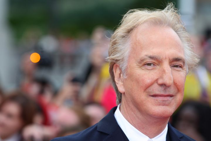 Alan Rickman attends the world premiere of