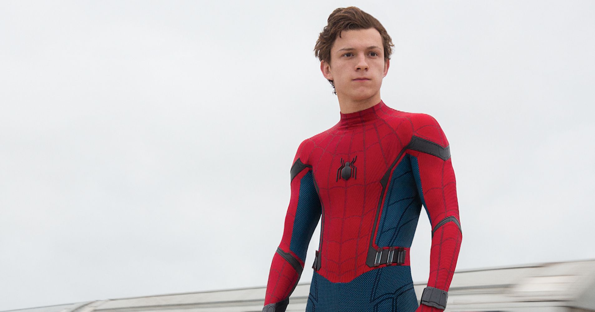 iron spiderman tom holland