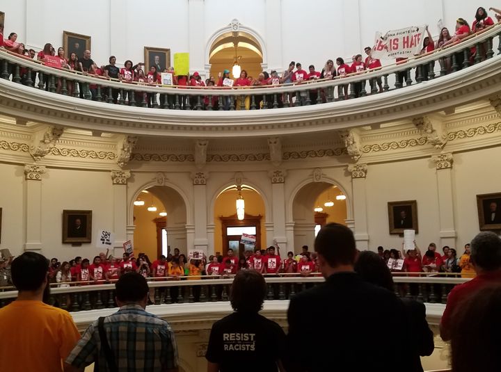Protest against SB4 at Texas State Capitol, May 29