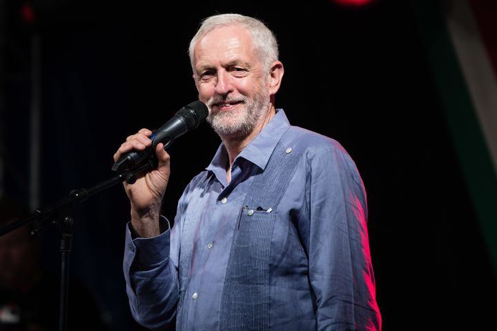 Jeremy Corbyn spoke at Glastonbury on Saturday 