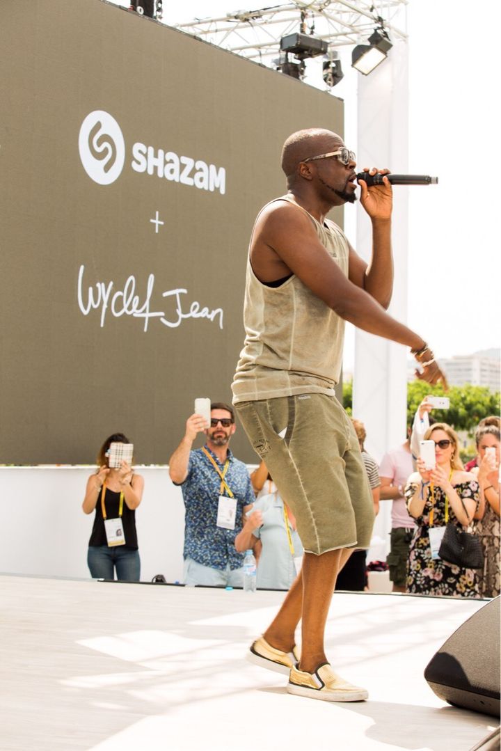 Wyclef On Stage During 2017 Cannes Lions Festival