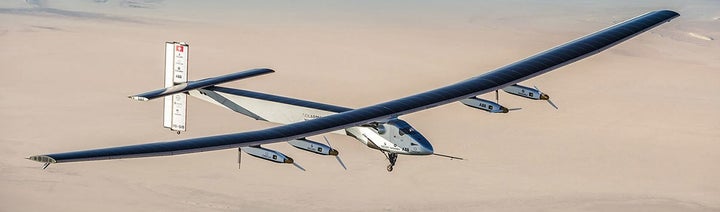 The Solar Impulse 2 can theoretically fly forever, day and night, without ever stopping to refuel.