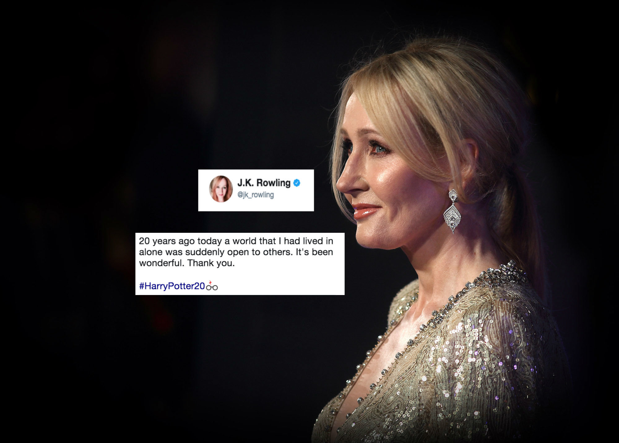 J.K. Rowling Celebrates Harry Potter's 20th With A Perfect Tweet | HuffPost