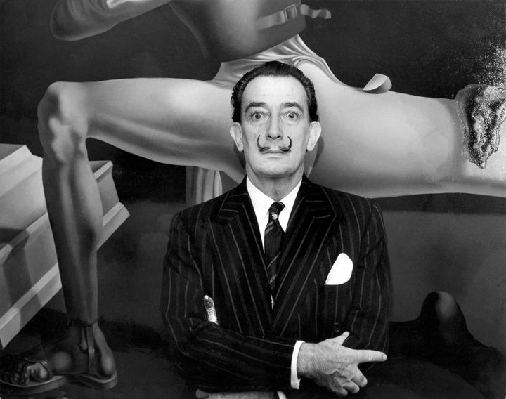 Surrealist artist Salvador Dali died in 1989
