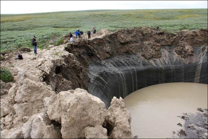 Harvesting organic methane.