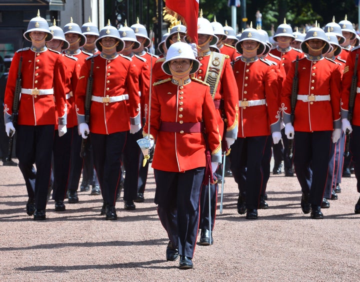 Couto and other female officers were banned from the role until last July 