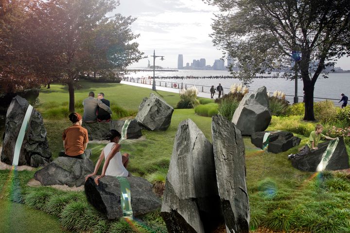 Designed by artist Anthony Goicolea, the new memorial will be situated in New York's Hudson River Park. 