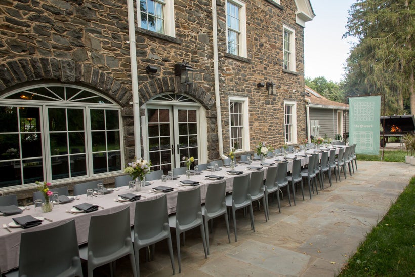 The perfect setting for our intimate dinner