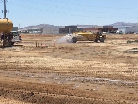 Construction at the Adelanto Detention Facility, June 20, 2017.