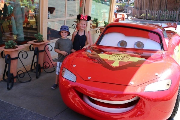 Lightning McQueen at Cars Land, California Adventure Park