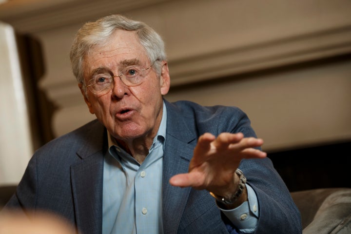 Charles Koch has an estimated net worth of $47.8 billion, according to <a href="https://www.forbes.com/profile/charles-koch/" target="_blank" role="link" class=" js-entry-link cet-external-link" data-vars-item-name="Forbes" data-vars-item-type="text" data-vars-unit-name="59514436e4b05c37bb7847ef" data-vars-unit-type="buzz_body" data-vars-target-content-id="https://www.forbes.com/profile/charles-koch/" data-vars-target-content-type="url" data-vars-type="web_external_link" data-vars-subunit-name="article_body" data-vars-subunit-type="component" data-vars-position-in-subunit="3">Forbes</a>.