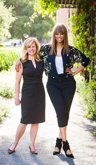 GSB lecturer Allison Kluger and co-lecturer Tyra Banks