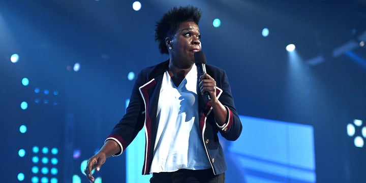 Comedian Leslie Jones hosted Sunday night's BET Awards. 