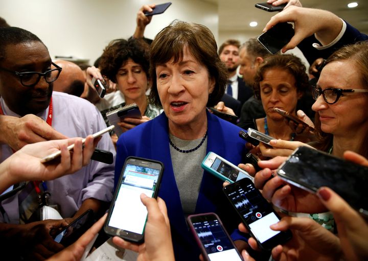 Sen. Susan Collins of Maine said she will not vote for a motion to proceed with the Senate's controversial health care bill.